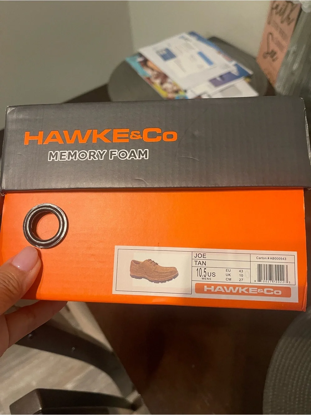 Hawke & Co Brown Nubuck Men’s Boat Shoes